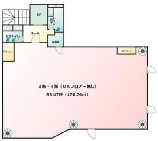 トゥーラント88ビル 401 間取り図