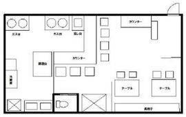 四谷一丁目ビル B1階 間取り図