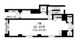 殿塚ビル 1階 間取り図