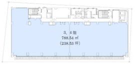 田町スクエア 3階 間取り図
