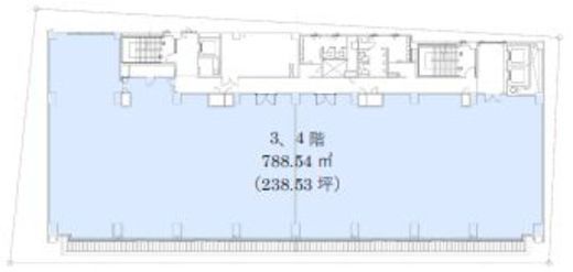 田町スクエア 4階 間取り図