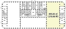 新宿アイランドタワー 20階103 間取り図