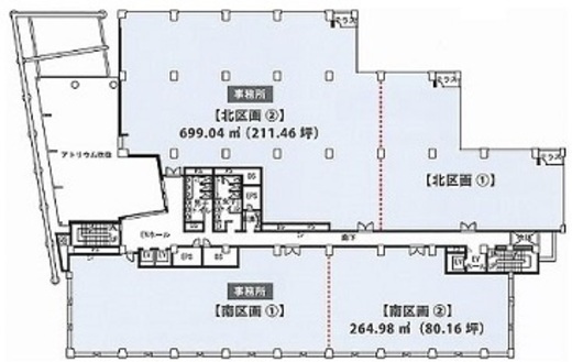 A-PLACE恵比寿南 3階北 間取り図