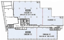 A-PLACE恵比寿南 3階北 間取り図