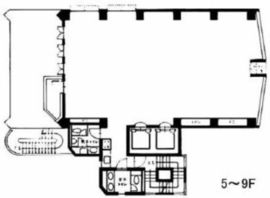 オーキッドプレイス六本木（旧：ヒューリック六本木二丁目ビル） 8階 間取り図