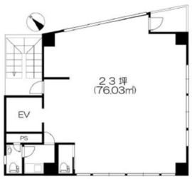 京橋第3長岡ビル 7階 間取り図