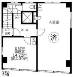 秋葉原NORTH COURT（旧：オノザワビル） 3階B 間取り図