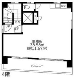 秋葉原NORTH COURT（旧：オノザワビル） 4階 間取り図