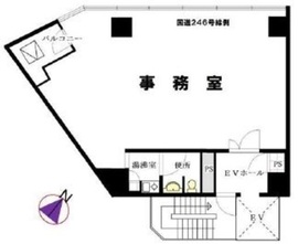 MAC渋谷ビル 8階 間取り図