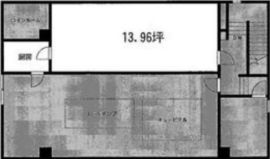 廣瀬第3ビル 9階 間取り図