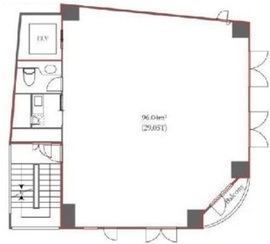 井筒西麻布ビル 5階 間取り図