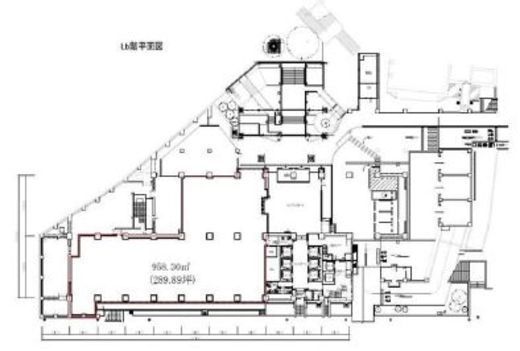 商船三井ビルディング 1階(ロビー階) 間取り図