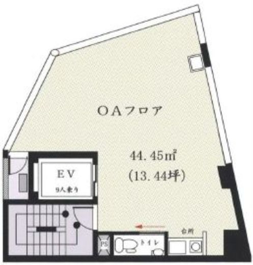 細谷ビル 7階 間取り図
