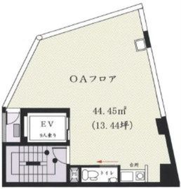 細谷ビル 8階 間取り図