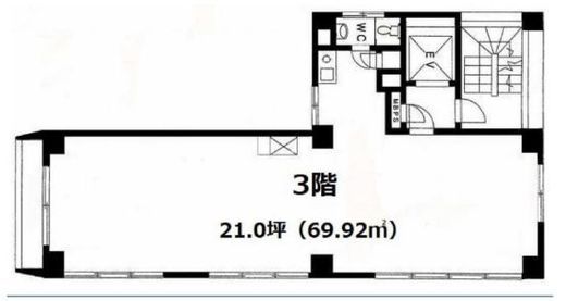 町田ビル 3階 間取り図