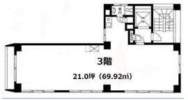 町田ビル 3階 間取り図