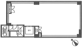 ACN築地ビル(旧:AS ONE GINZA EAST) B1階 間取り図