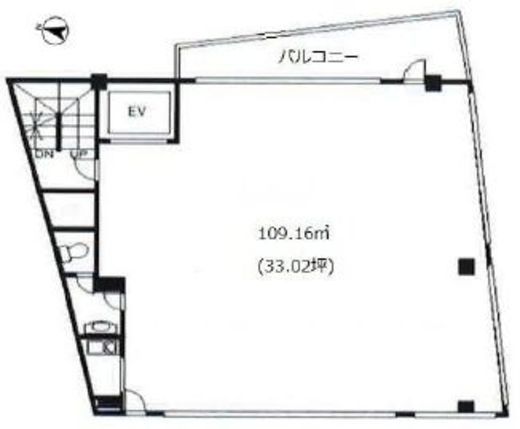 アルカイビル 6階 間取り図