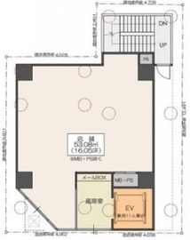 ACN神保町ビル 1階(店舗) 間取り図