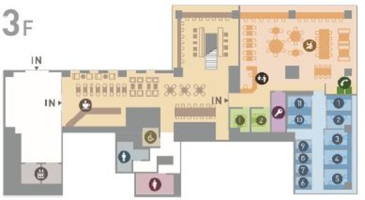 SENQ京橋 ブース3 間取り図
