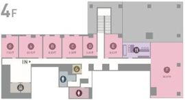 SENQ京橋 ルームC 間取り図