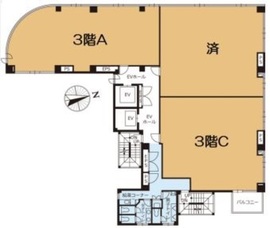 VORT渋谷神泉 3階C 間取り図