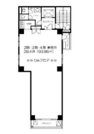 芝尾島ビル 2階 間取り図