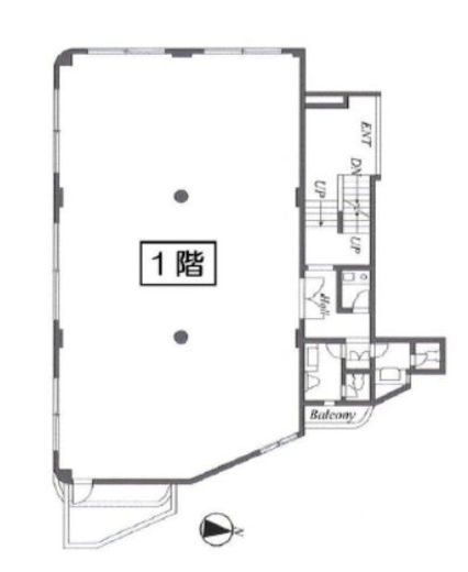 Nテラス市ヶ谷 1階 間取り図