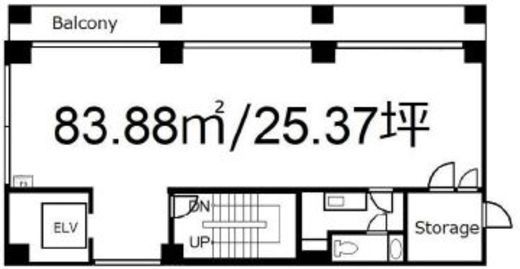 NITTOビル 6階 間取り図