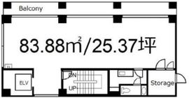 NITTOビル 6階 間取り図