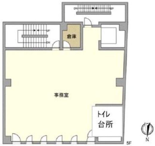 COMMONS四谷ビル 5階 間取り図
