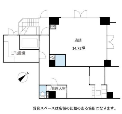LEGABENE八丁堀 1階 間取り図