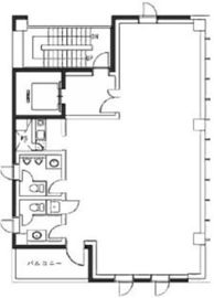 渋谷THビル 2階 間取り図