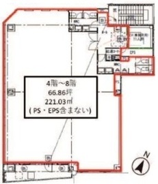 アネラビル 4階 間取り図