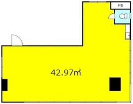 中村ビル 3階 間取り図