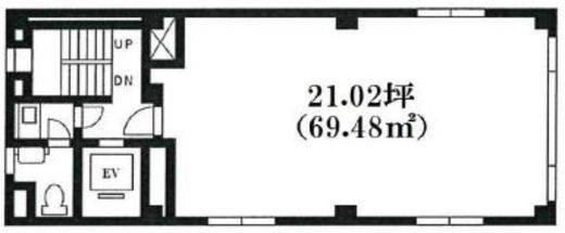 カワカミビル 3階 間取り図