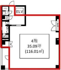 汐留AZビル 4階 間取り図