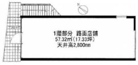 t+DAIKANYAMA 1階 間取り図