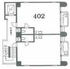 トーサイビル 402 間取り図