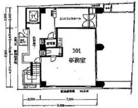 トーサイビル 101 間取り図