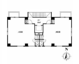 竹内ビル(新大久保) 3階A 間取り図