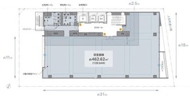 REVZO日本橋堀留町 3階 間取り図