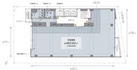 REVZO日本橋堀留町 9階 間取り図