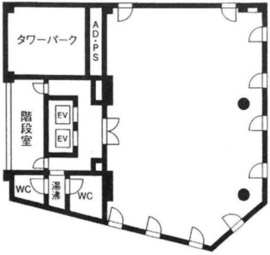 新宿北西ビル 4階 間取り図