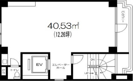 第7砂川ビル 2階 間取り図