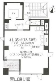 青山TKOビル 9階 間取り図