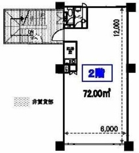 カミニートアネックス 202 間取り図