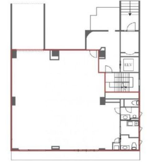 一番町館 1階 間取り図