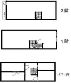 リバティー11号館(旧:クォーク秋葉原ビル) B1-2階 間取り図