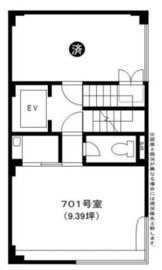 秋葉原KDビル 701 間取り図